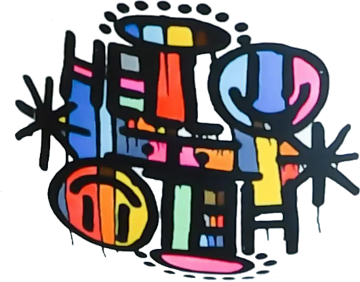 Grafiti écrit Hello, présent dans notre hôtel à la rochelle